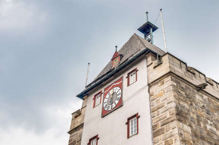 Pliensauturm tower in Esslingen am Neckar near Stuttgart, Germanyのeditorial素材