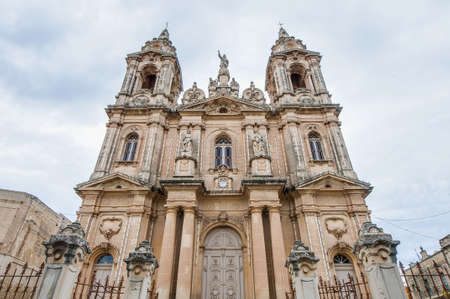 Assumption Parish Church in Gudja, Maltaの写真素材