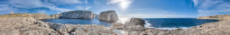 Dwajra Bay in the Maltese island of Gozo.