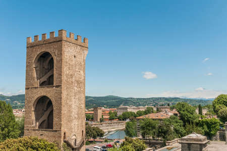 Torre San Niccolo located at Piazza Giuseppe Poggi in Florence, Italy