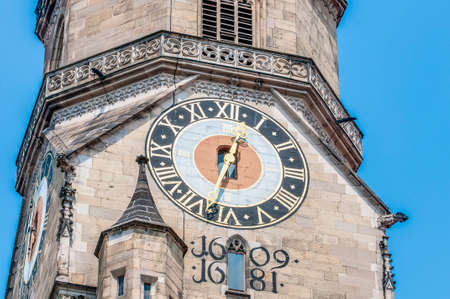 Collegiate Church (Stiftskirche) in Stuttgart, Germanyの写真素材