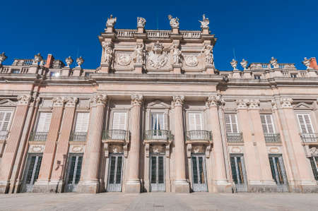 Royal Palace at La Granja de San Ildefonso Gardens, Spainのeditorial素材
