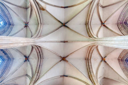 Medieval Church of Our Lady (Frauenkirche) located in Esslingen am Neckar near Stuttgart, Germanyのeditorial素材