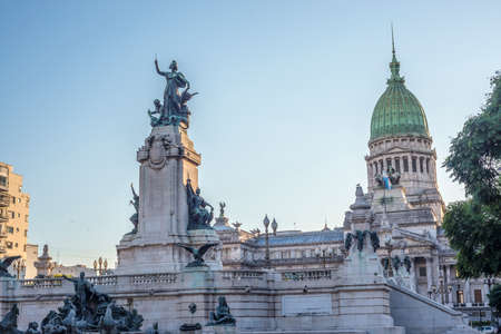 Congress Square downtown Buenos Aires, Argentinaのeditorial素材