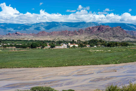 Molinos area along famous Route 40 in its section through the northern province of Salta, Argentina.