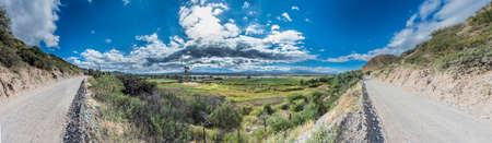 Famous Route 40 in its section through the northern province of Salta, Argentina.の写真素材