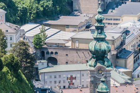 Saint Peter's Archabbey located at Salzburg, Austriaの写真素材