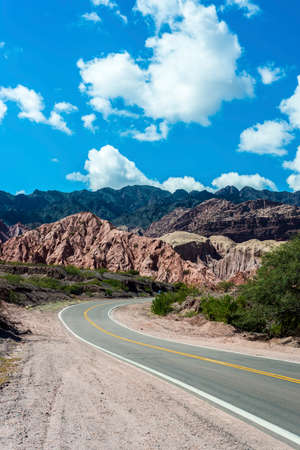 Quebrada de las Conchas along Route 68 near Cafayate city in Salta Province, northern Argentina