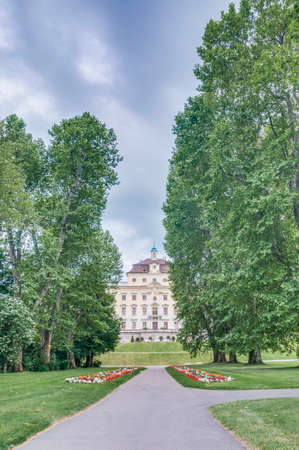 Ludwigsburg Palace (Schloss Ludwigsburg) in Baden Wurttemberg, Germanyのeditorial素材