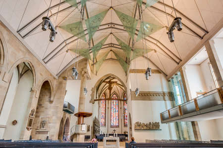 Collegiate Church (Stiftskirche) in Stuttgart, Germanyのeditorial素材