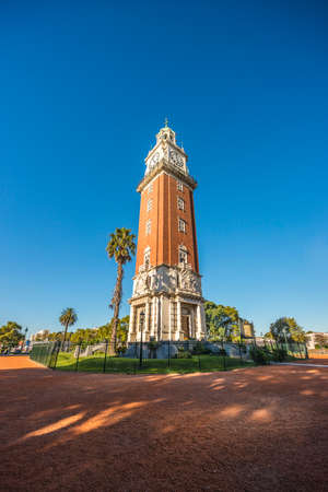 Monumental Tower located on Retiro neighborhood in Buenos Aires, Argentinaのeditorial素材