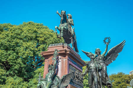 Plaza San Martin (San Martin Square), a park located in the Retiro neighbourhood of Buenos Aires, Argentina.のeditorial素材