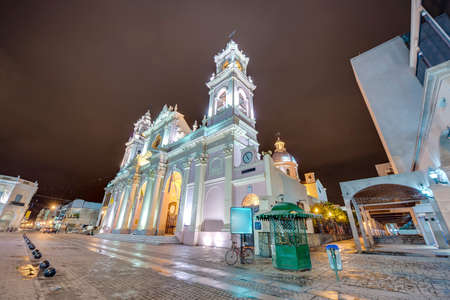 Cathedral Basilica and Sanctuary of the Lord and the Virgin of the Miracle in Salta, Argentinaのeditorial素材