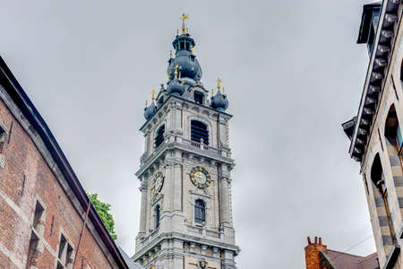Belfry of Mons, one of Belfries of Belgium and Franceの写真素材