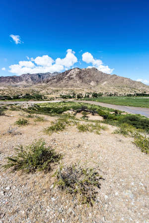 Molinos area along famous Route 40 in its section through the northern province of Salta, Argentina.の写真素材