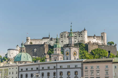 Old City Hall (Altes Rathaus) located at Salzburg, Austriaの写真素材