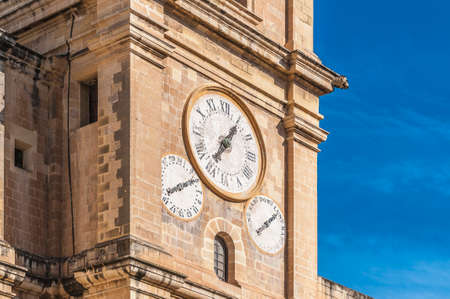 Saint John's Co-Cathedral, built by the Knights of Malta between 1573 and 1578, designed by Glormu Cassar in Valletta, Maltaの写真素材