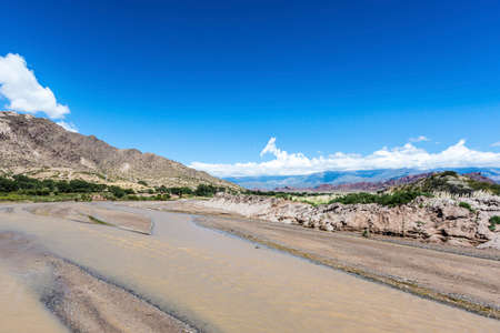 Molinos area along famous Route 40 in its section through the northern province of Salta, Argentina.