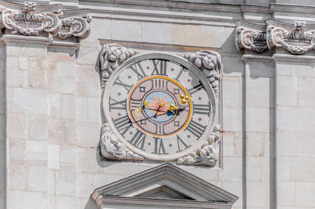 The Salzburg Cathedral (Salzburger Dom) is a 17th century baroque cathedral dedicated to Saint Rupert at Salzburg, Austriaの写真素材