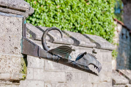 Neo-Gothic knights Lichtenstein Castle at the swabian region of Baden-Wurttemberg, Germanyの写真素材