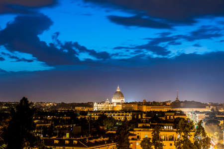 The Papal Basilica of Saint Peter in the Vatican (Basilica Papale di San Pietro in Vaticano), commonly known as Saint Peter's Basilica located within Vatican City in Rome, Italyのeditorial素材