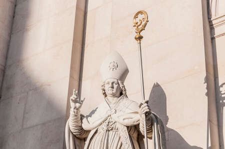 The Salzburg Cathedral (Salzburger Dom) is a 17th century baroque cathedral dedicated to Saint Rupert at Salzburg, Austriaの写真素材