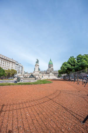 Congress Square downtown Buenos Aires, Argentinaのeditorial素材