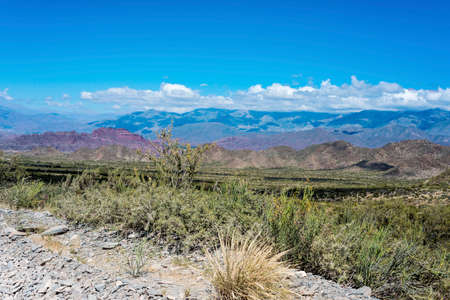 Famous Route 40 in its section through the northern province of Salta, Argentina.の写真素材