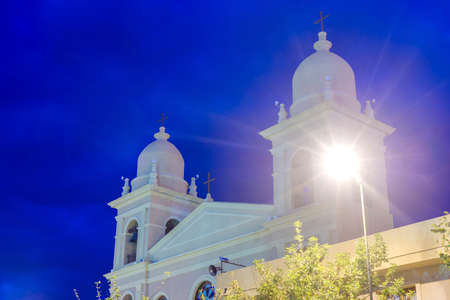 Del Rosario church in Cafayate city in Salta province, northern Argentina.