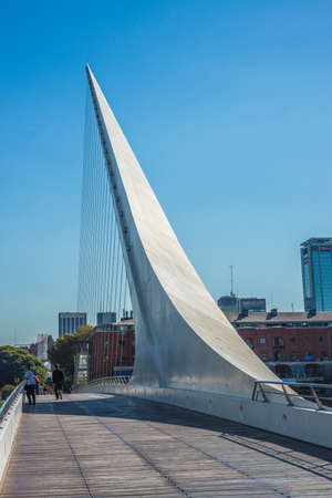 Puerto Madero, also known within the urban planning community as the Puerto Madero Waterfront district in Buenos Aires, Argentina.の写真素材