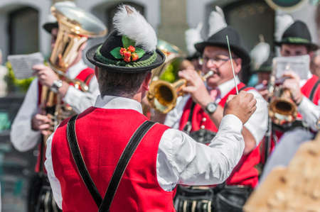 SALZBURG, AUSTRIA - MAY 26: Salzburger Dult Festzug parade celebration on May 26, 2012 in Salzburg, Austria.のeditorial素材