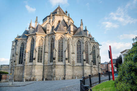 Saint Waltrude (Sainte Waudru) collegiate church in Mons, capital of the Wallonian province of...
