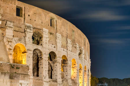 The Colosseum, or the Coliseum, originally the Amphitheatrum Flavium, an elliptical amphitheatre in Rome, Italyのeditorial素材