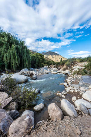 Cachi Adentro Region within Calchaqui Valleys in Salta Province, northern Argentinaの写真素材