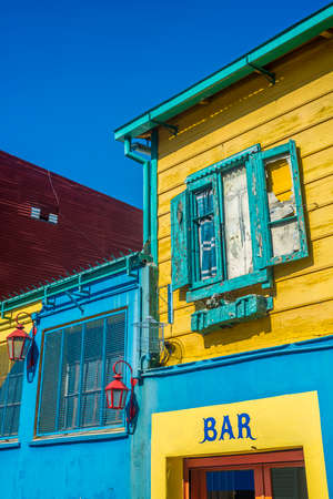 Colorful houses at Caminito street in La Boca, Buenos Aires, Argentinaのeditorial素材