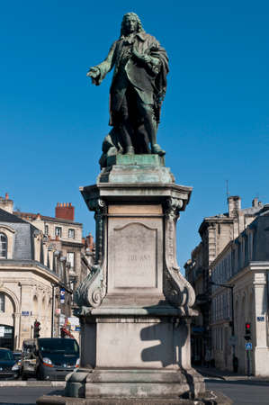 Tourny statue located at Tourny square at Bordeaux, Franceの写真素材