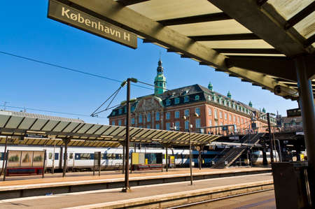 Copenhagen main train station, Denmarkの写真素材