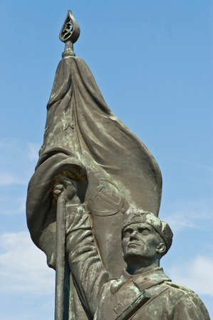 Statue Park, Gigantic Monuments From the Age of Comunist Dictatorship at Budapest, Hungaryのeditorial素材