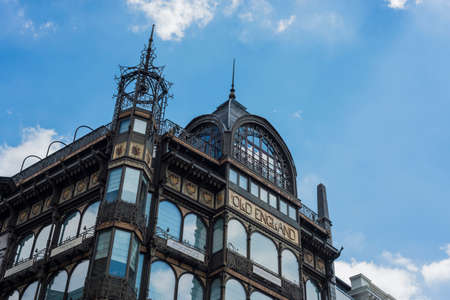 Musical Instruments Museum building facade in Brussels, Belgiumのeditorial素材