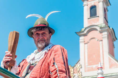 SALZBURG, AUSTRIA - MAY 26: Salzburger Dult Festzug parade celebration on May 26, 2012 in Salzburg, Austria.のeditorial素材
