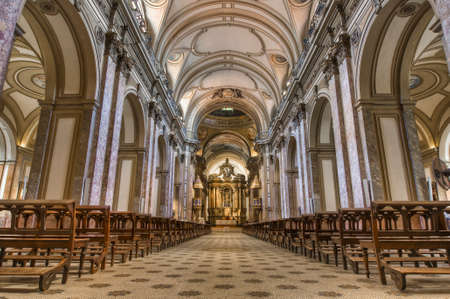 Buenos Aires Cathedral main building interiorのeditorial素材