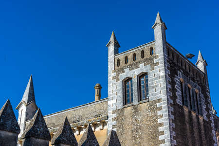 Almodovar del Rio Castle, arab fortress built in 740 on an old building in early times near Cordoba, Andalusia, Spain.のeditorial素材