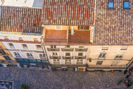 NARBONNE, FRANCE - FEBRUARY 13, 2016: Narbonne city roofs as seen from the Gilles Aycelin Dungeon in...