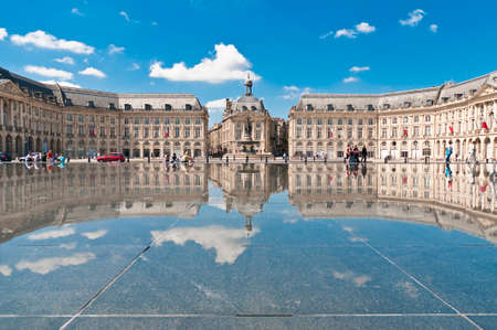 Palais de la Bourse located at Bordeaux, Franceのeditorial素材
