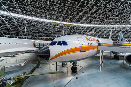 BLAGNAC, FRANCE - JUNE 02 2015: Aeroscopia, home of a rich local aviation heritage in Blagnac, near...
