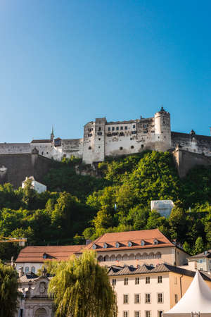 Hohensalzburg Castle (Festung Hohensalzburg) literallyのeditorial素材