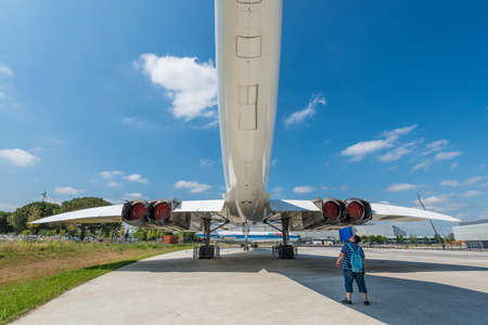 BLAGNAC, FRANCE - JUNE 02 2015: Aeroscopia, home of a rich local aviation heritage in Blagnac, near...