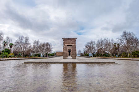 The Temple of Debod (Templo de Debod), an ancient Egyptian temple which was rebuilt in Madrid,...