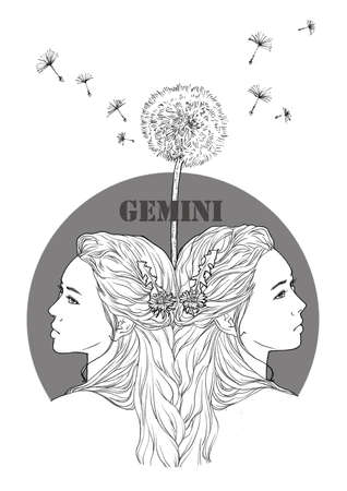 GEMINIのイラスト素材