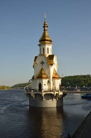 Church on the waterの写真素材